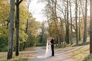Couple under bridge